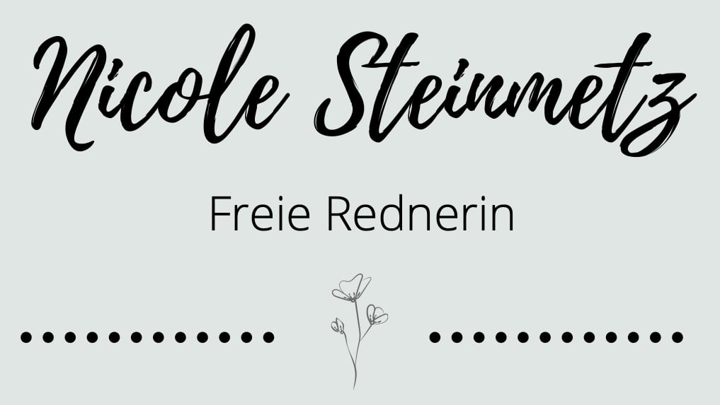 Nicole Steinmetz - Freie Rednerin im Raum Osnabrück, Bad Oeynhausen, Hannover und Celle